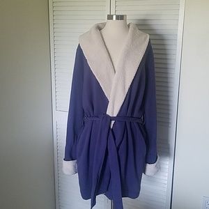 Victoria's Secret Sherpa Trimmed Robe
